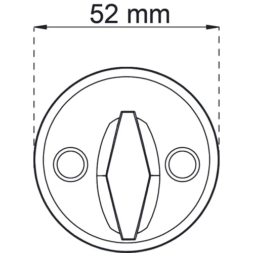 Cylindervred 40 Polerad mässing
