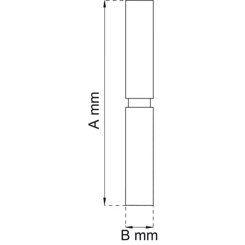 Svetsgångjärn 4200 80 mm, 2-pack