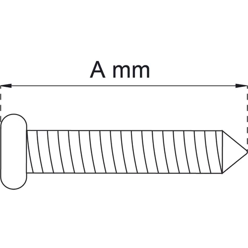 Cylinderskruv 3 28 mm, FZB