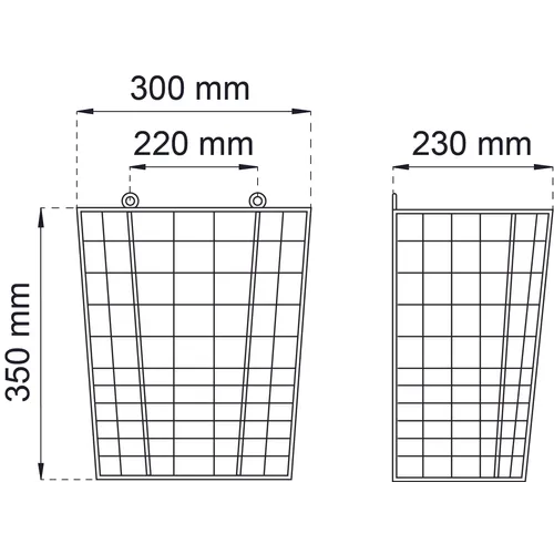 Papperskorg 366, Vit