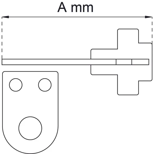 Cylindervredpinne 7-63 FZB, 63 mm