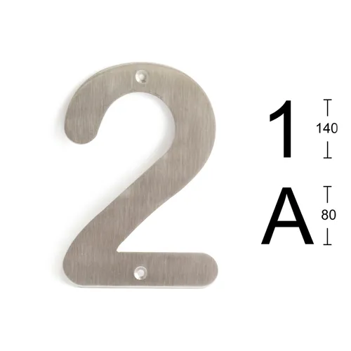 Siffra, skruvas Nr 2, 140 mm, Rostfri