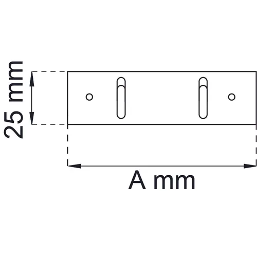Handdukshängare 123 Nickel 106 mm, 2 krokar