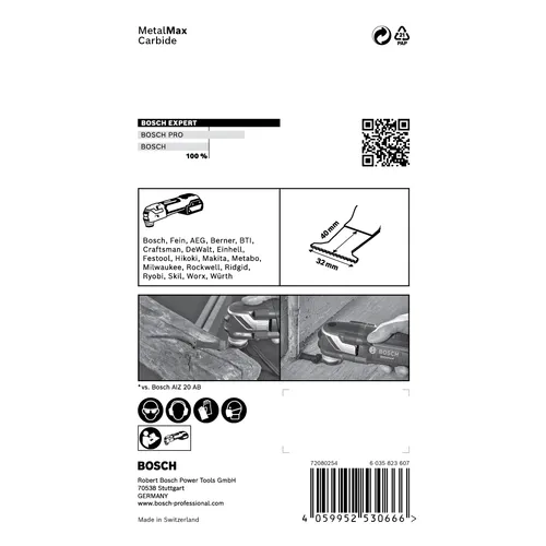 Sågblad Multiverktyg AIZ 32 AIT Metall 40x32 mm, 1-pack