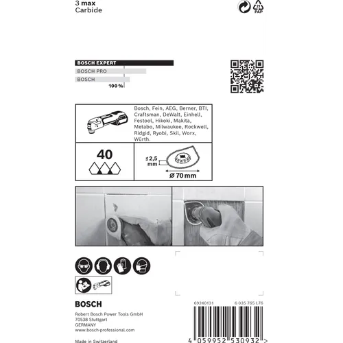 Brukrensare AVX 70 TR4 HM-RIFF 70 mm