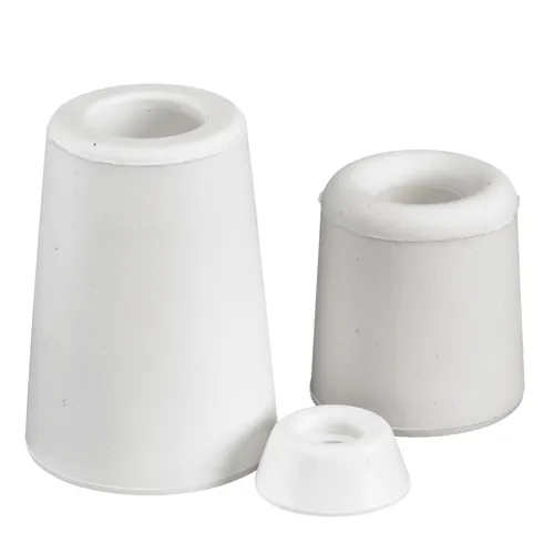 Dörrstopp Gummi Vit 36x50 mm
