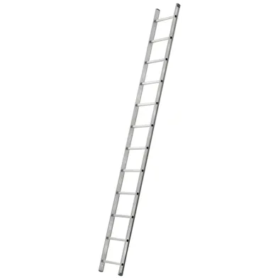 Vägg-/Takstege Aluminium 3,6 m, 12-steg