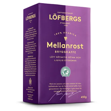 Kaffe Mellanrost Brygg 0,45 kg