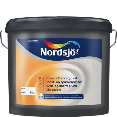 Kvist- och Spärrgrund Original Inomhus 2,5 l, Vit