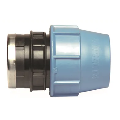 Plaströrskoppl rak 20xr15inv