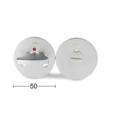 WC-beslag F262 Borstad krom