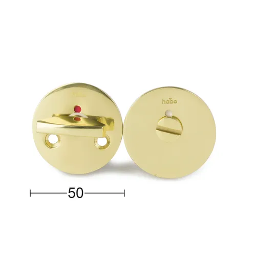 WC-beslag F262 Polerad mässing