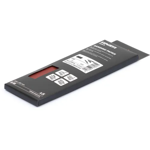 Slippapper med kardborre 80x230 mm, K120, 5-pack