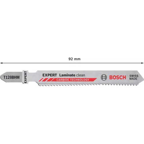 Sticksågblad T 128 BHM Laminat 92 mm,  3-pack