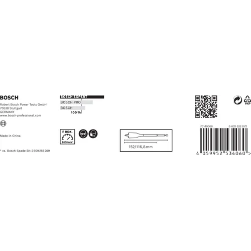 Centrumborrset Expert Self Cut Speed 6 delar, 14-24x152 mm