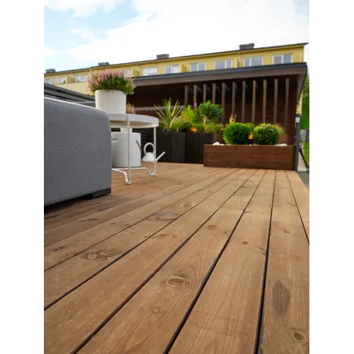 Trall 28x120 Concise Brun 3600 mm, Slät