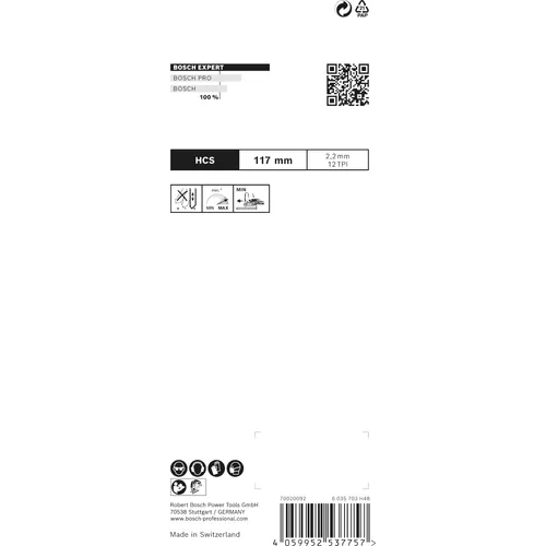 Sticksågblad T 308 B Trä 117 mm, 5-pack