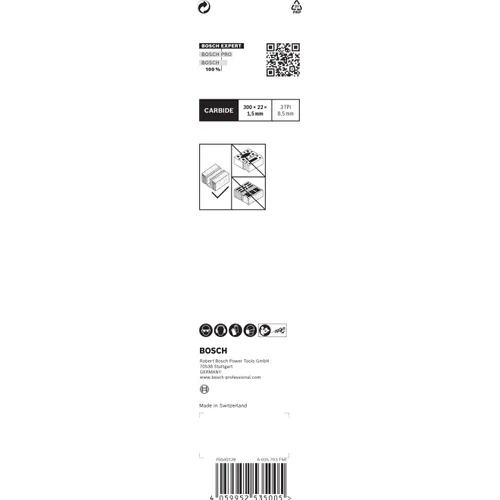 Tigersågblad S 1241 HM Lättbetong 300 mm