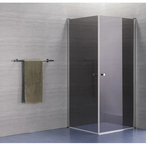 Duschhörna Lusso rak 70x90 gråton