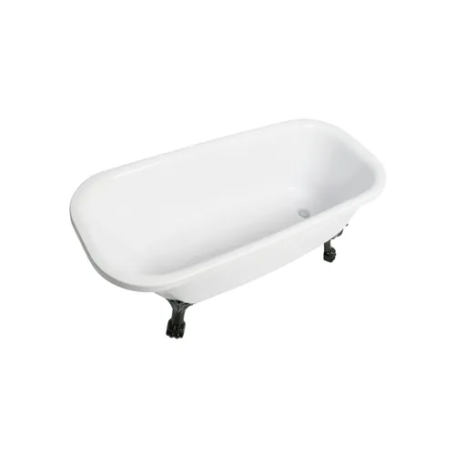 Badkar Leone 1500 komplett med svarta tassar