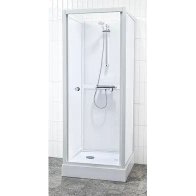 Duschkabin Basic 90 cm med dörr