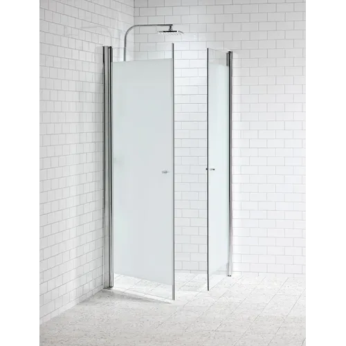 Duschhörna Picto 90x90 rak frostat