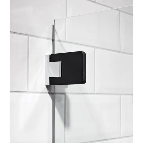 Duschvägg Capo 80 6mm klar/svart