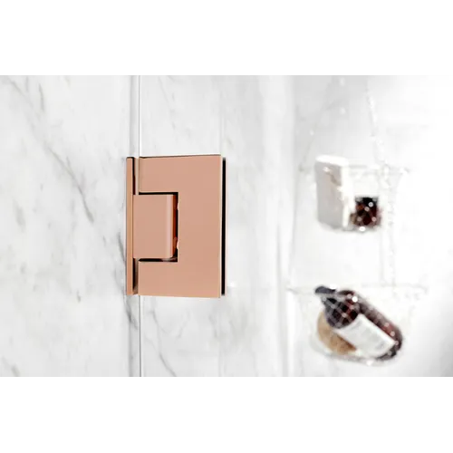 Duschhörna Luxor 78x78 cm 8 mm timeless koppar