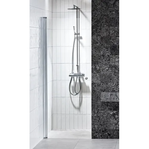 Nischdörr Lusso rak 80 klarglas