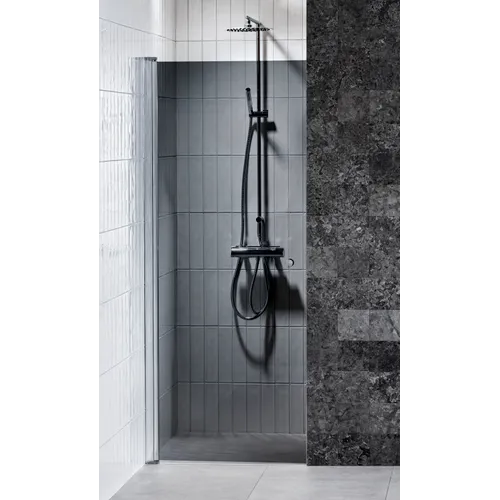 Nischdörr Lusso rak 80 gråton