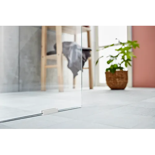 Skärmvägg Luxor fristående 116 cm 8 mm timeless vit