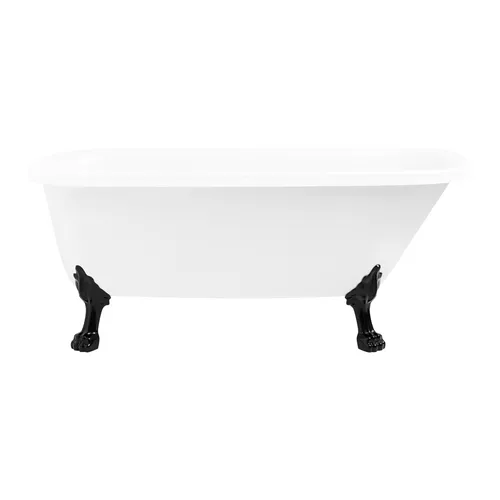 Badkar Leone 1500 komplett med svarta tassar