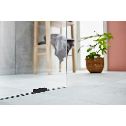 Skärmvägg Luxor fristående 86 cm 8 mm timeless svart