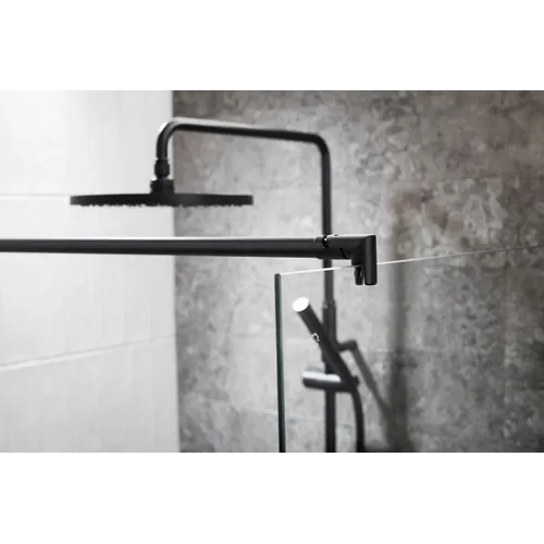 Väggstag till Lusso fastvägg svart