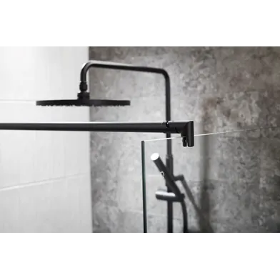 Väggstag till Lusso fastvägg svart