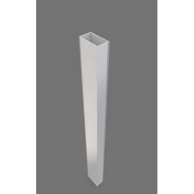 Rörbreddningsprofil Lusso 38mm matt vit