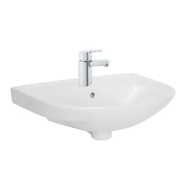 Tvättställspaket med Vippventil Viskan, 53 cm