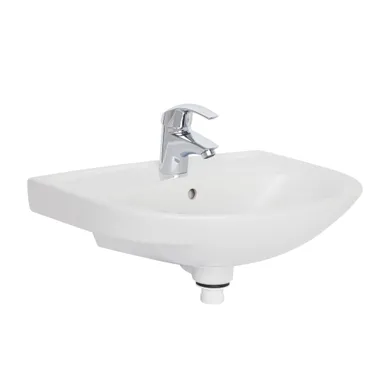 Tvättställspaket med Vippventil Eurosmart, 53 cm