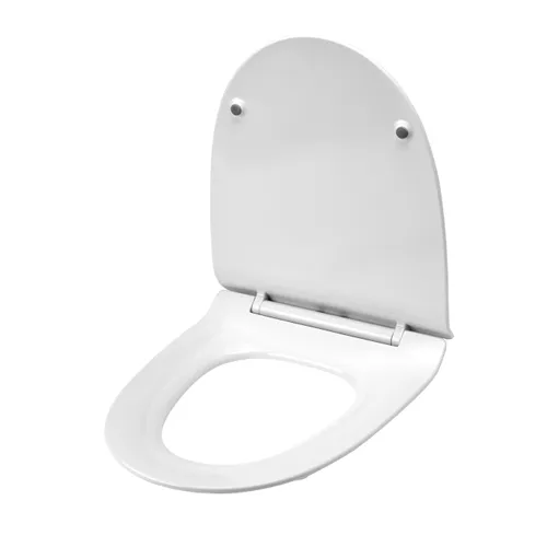 Wc-sits Bello slim svart sign/spira