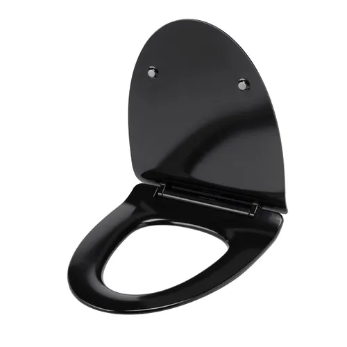 Wc-sits Bello slim svart Cera