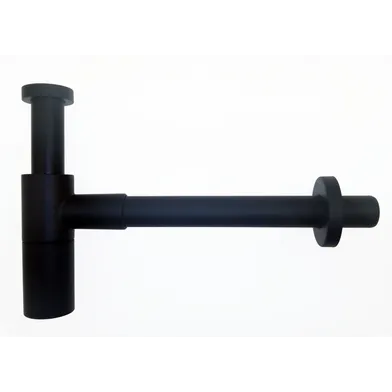 Metallvattenlås r32 x 32 mm svart