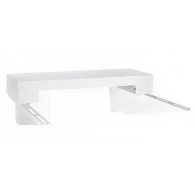 Vägghylla för tvättställ bredd 57 cm med bult