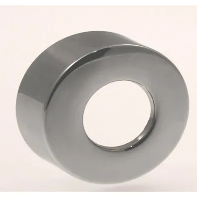 Golvhuv metall 87x45 mm krom