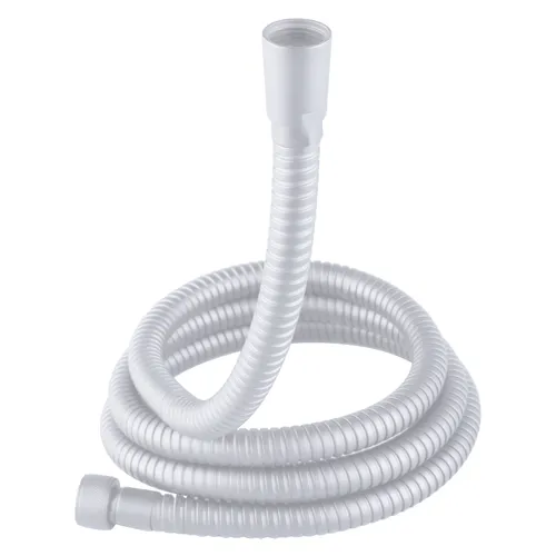 Duschslang anti-twist mattvit 1,75 cm
