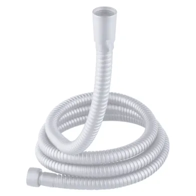 Duschslang anti-twist mattvit 1,75 cm