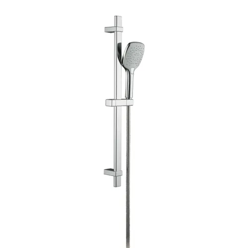 Duschset Square s1 3-strål krom