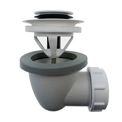 Bottenventil badkar popup vit