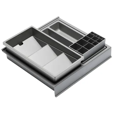 Insatslåda plus till Luxor, Gabriella och Isella, grå