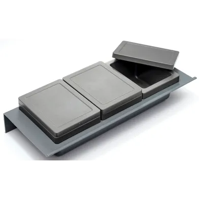 Insatslåda bas till Luxor, Gabriella och Isella, grå