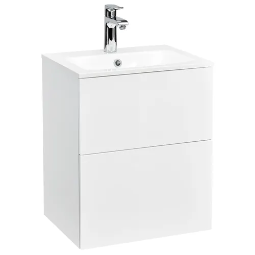 Kommod Isella ink tvättställ Ariella mineralkomposit Isella 50cm kompakt vit matt